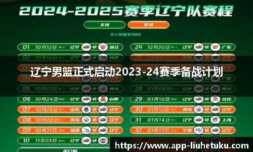 辽宁男篮正式启动2023-24赛季备战计划